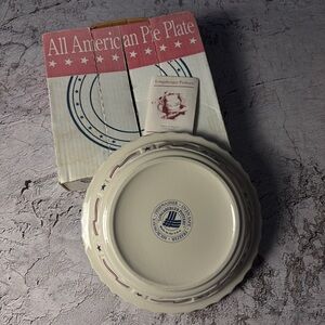 Vintage Longaberger Pie Plate, 1998 All American Pie Plate